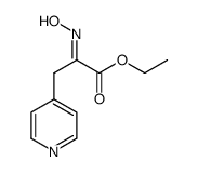 ethyl 3-(4-pyridinyl)-2-hydroxyimino propionate Structure