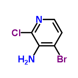 2-氯-3-氨基-4-溴吡啶结构式
