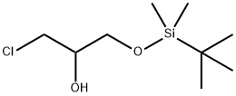 1-((叔丁基二甲基硅烷基)氧基)-3-氯丙烷-2-醇结构式