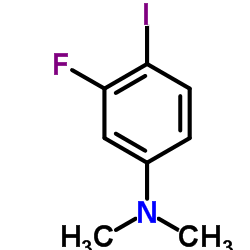 3-Fluoro-4-iodo-N,N-dimethylaniline Structure