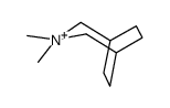 3,3-dimethyl-3-azoniabicyclo[3.2.2]nonane Structure