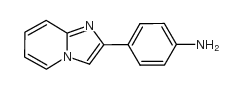 4-咪唑并[1,2-a]吡啶-2-基苯胺结构式