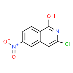 3-Chloro-6-nitroisoquinolin-1-ol structure