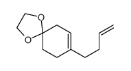 8-but-3-enyl-1,4-dioxaspiro[4.5]dec-7-ene Structure