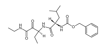Z-Leu-Abu-CONH-ethyl结构式