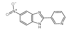 5-硝基-2-(3-吡啶基)苯并咪唑结构式