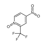 4-Nitro-2-(trifluoromethyl)pyridine 1-oxide Structure