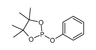 4,4,5,5-tetramethyl-2-phenoxy-1,3,2-dioxaphospholane结构式
