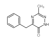 5-苄基-3-甲基-1,2,4-三嗪-6(1H)-酮结构式