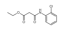 ethyl 3-((2-chlorophenyl)amino)-3-oxopropanoate Structure