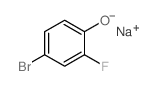 4-Bromo-2-fluorophenol sodium salt Structure