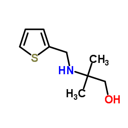 2-Methyl-2-[(2-thienylmethyl)amino]-1-propanol结构式