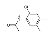 acetic acid-(2-chloro-4,5-dimethyl-anilide) Structure