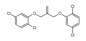α,α-Bis-[2.5-dichlor-phenoxy]-isobuten结构式