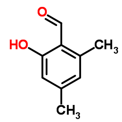 2-羟基-4,6-二甲基苯甲醛结构式