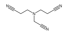 3-[2-cyanoethyl(cyanomethyl)amino]propanenitrile结构式