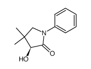 (S)-3-hydroxy-4,4-dimethyl-1-phenyl-2-pyrrolidinone Structure