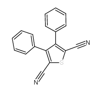3,4-二苯基噻吩-2,5-二碳腈结构式