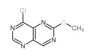 2-(甲硫基)-8-氯嘧啶并[5,4-d]嘧啶结构式