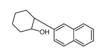 (1S,2R)-2-naphthalen-2-ylcyclohexan-1-ol结构式