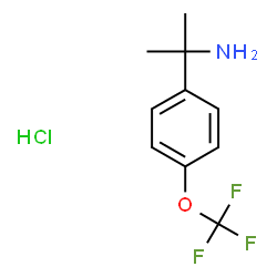 2-(4-(trifluoromethoxy)phenyl)propan-2-amine hydrochloride Structure