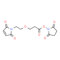 Mal-PEG1-NHS ester结构式