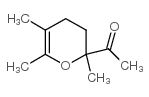 1-(2,5,6-trimethyl-3,4-dihydropyran-2-yl)ethanone Structure