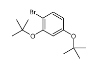 1-bromo-2,4-bis[(2-methylpropan-2-yl)oxy]benzene Structure