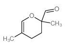 2H-Pyran-2-carboxaldehyde,3,4-dihydro-2,5-dimethyl-结构式