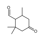 2,2,6-trimethyl-4-oxocyclohexane-1-carbaldehyde结构式
