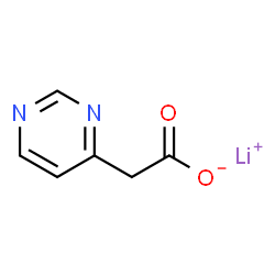 Lithium 2-(pyrimidin-4-yl)acetate Structure