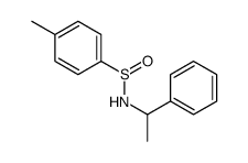 4-methyl-N-(1-phenylethyl)benzenesulfinamide结构式