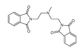 2,2'-[(Methylimino)bisethylene]bis(2H-isoindole-1,3-dione) structure