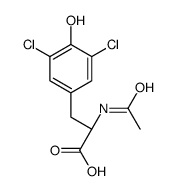 (2S)-2-acetamido-3-(3,5-dichloro-4-hydroxyphenyl)propanoic acid Structure