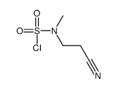 (2-氰基乙基)(甲基)氨基磺酰氯结构式