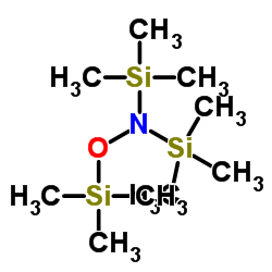 Tris(trimethylsilyl)hydroxylamine structure