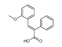 (E)-3-(2-methoxyphenyl)-2-phenylprop-2-enoic acid结构式