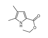 4,5-二甲基-1H-吡咯-2-羧酸乙酯结构式