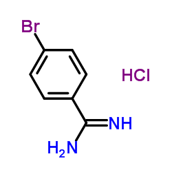 4-溴苯脒 1HCL结构式