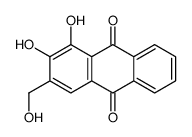 1,2-Dihydroxy-3-hydroxymethyl-9,10-anthraquinone结构式