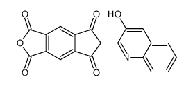 6-(3-hydroxyquinolin-2-yl)cyclopenta[f][2]benzofuran-1,3,5,7-tetrone结构式