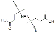 (-)-4,4'-Azobis[(S)-4-cyanopentanoic acid] Structure