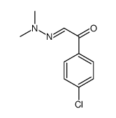 4'-Chloro-α-(dimethylhydrazono)acetophenone结构式