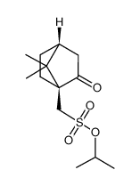 Isopropyl (1S)-(+)-10-Camphorsulfate Structure