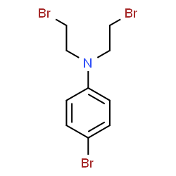 4-溴-N,N-双(2-溴乙基)苯胺结构式