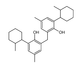 2-[[2-hydroxy-5-methyl-3-(2-methylcyclohexyl)phenyl]methyl]-4-methyl-6-(2-methylcyclohexyl)phenol Structure