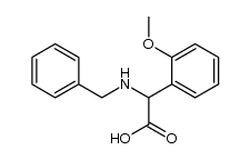2-(benzylamino)-2-(2-methoxyphenyl)acetic acid Structure