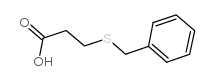 3-(苄硫基)丙酸结构式