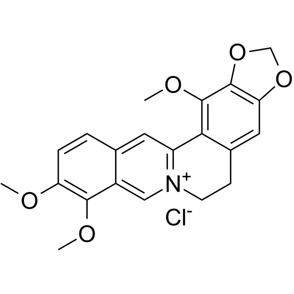 1-甲氧基小檗碱结构式