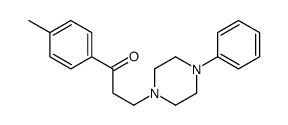 1-(4-methylphenyl)-3-(4-phenylpiperazin-1-yl)propan-1-one Structure